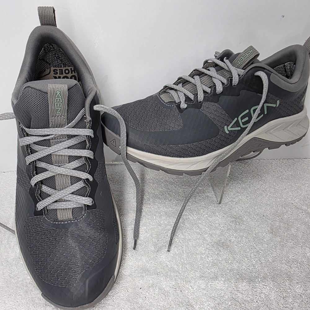 Women's Size 9 KEEN Gray Dry Waterproof Sneakers Hiking Shoes 1029049